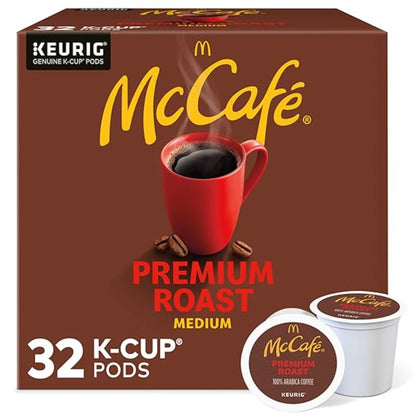 McCafe Premium Roast, Keurig Single Serve K-Cup Pods, Medium Roast Coffee Pods, 32 Count