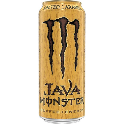 Monster Energy Java Monster Salted Caramel, Coffee + Energy Drink, 15 Fl Oz (Pack of 12)