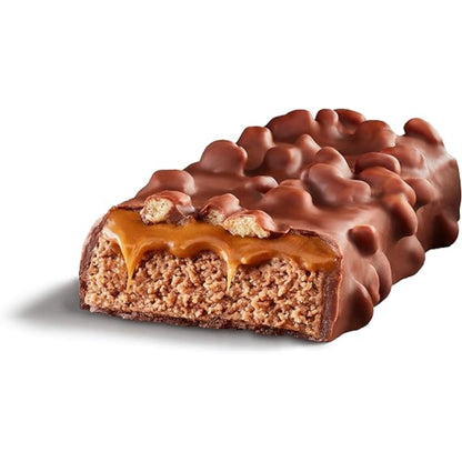 FULFIL Protein Snack Bars, Chocolate Salted Caramel Flavored, Gluten Free with 15g Protein, Pantry Staples, 12 Count
