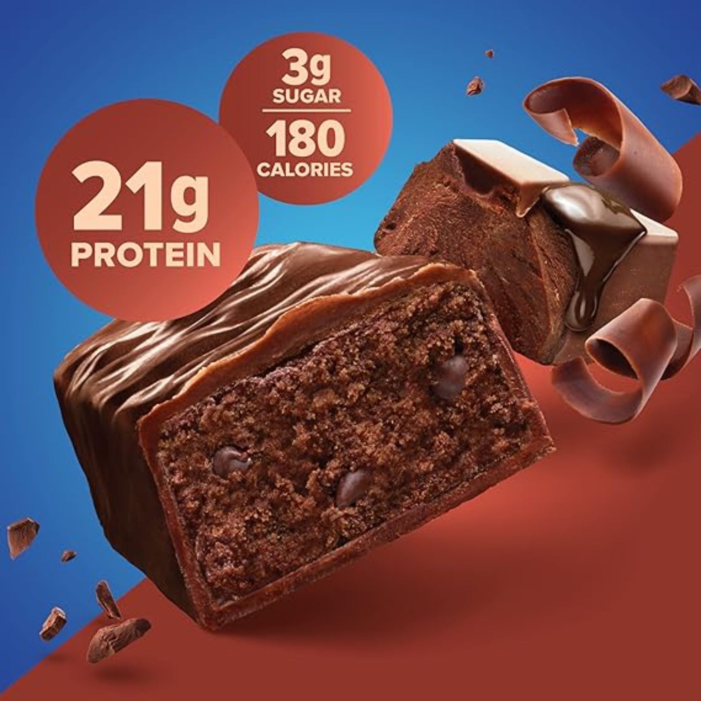 Pure Protein Bars, High Protein, Nutritious Snacks to Support Energy, Low Sugar, Gluten Free, Chocolate Deluxe, 1.76 oz., 12 Count(Pack of 1) (Packaging may vary)