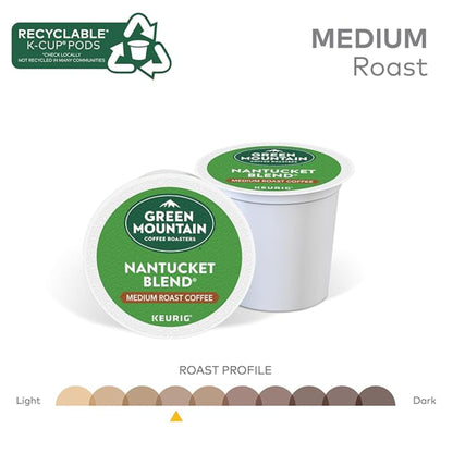 Green Mountain Coffee Roasters Nantucket Blend Keurig Single-Serve K-Cup Pods, Medium Roast Coffee, 96 Count