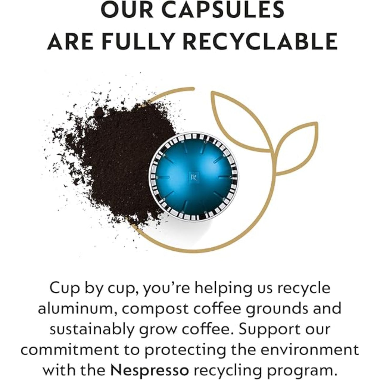 Nespresso Capsules Vertuo, Variety Pack, Medium and Dark Roast Coffee, 30 Count Coffee Pods, Brews 7.8 oz.