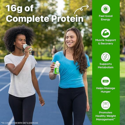 Orgain Organic Nutritional Protein Shake, Vanilla Bean - 16g Grass Fed Whey Protein, Meal Replacement, 20 Vitamins & Minerals, Fruits & Vegetables, Gluten Free, Non-GMO, 11 Fl Oz (12 Pack)